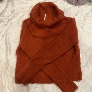 Free People cowl neck sweater